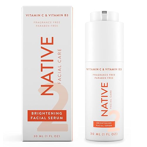 Miniatura 1 de Native Suero facial sensible, suero hidratante con aloe y vitamina B3, revitaliza y repara tu piel, sin fragancia, 1 onza líquida