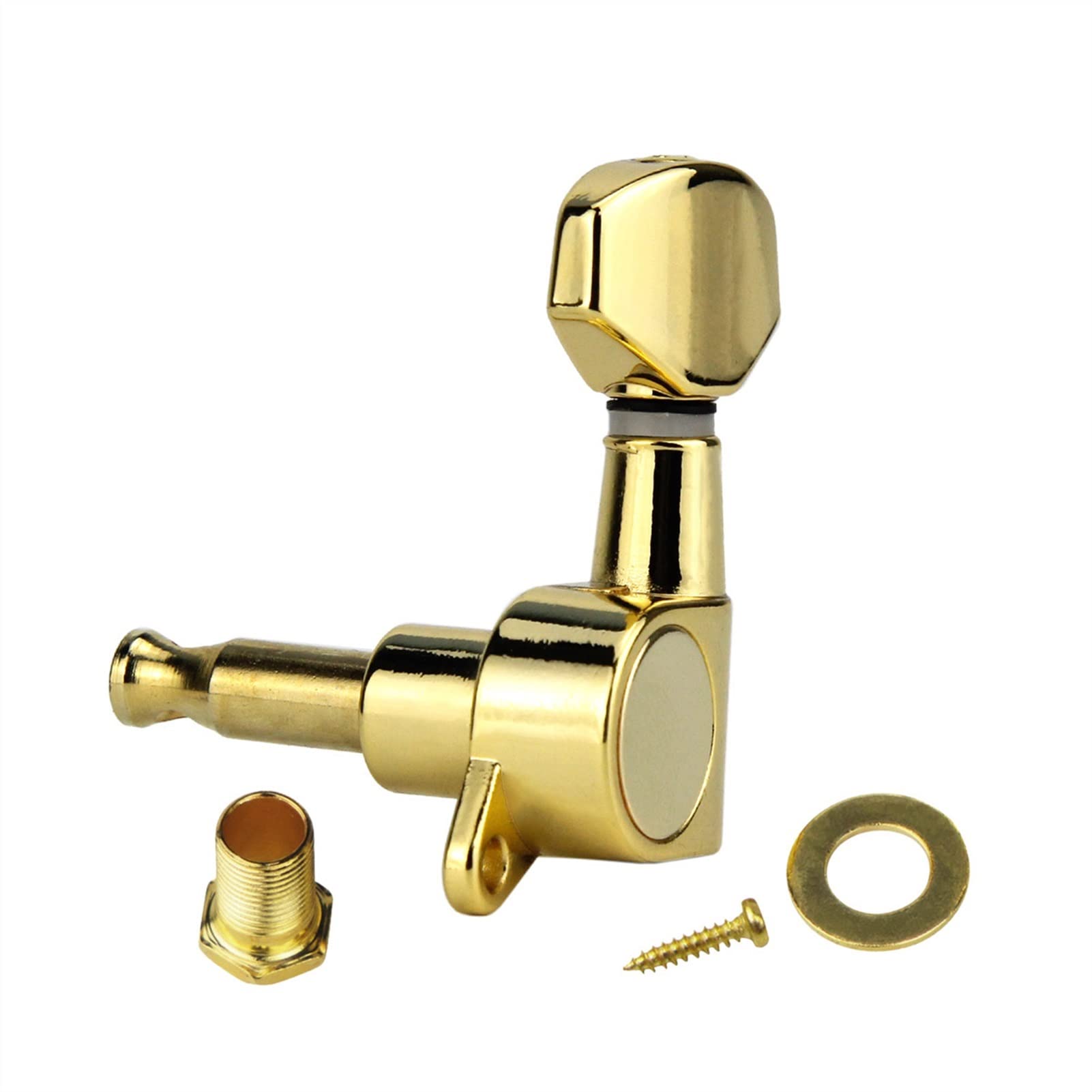 6pcs Tonge De Guitare Électrique PEGS Gold 6L Têtes De Machine pour Les Pièces De Guitare Gauchers Mécaniques Guitare Mécaniques