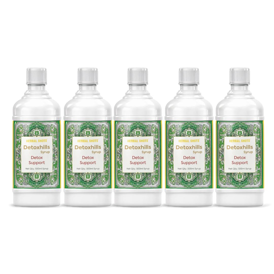 Herbal Hills Detoxhills Herbal Shots 500 ml (500 ml Pack of 5)-picture-30