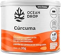 Cúrcuma padronizada Ocean Drop 95% - 60 cápsulas de 500mg