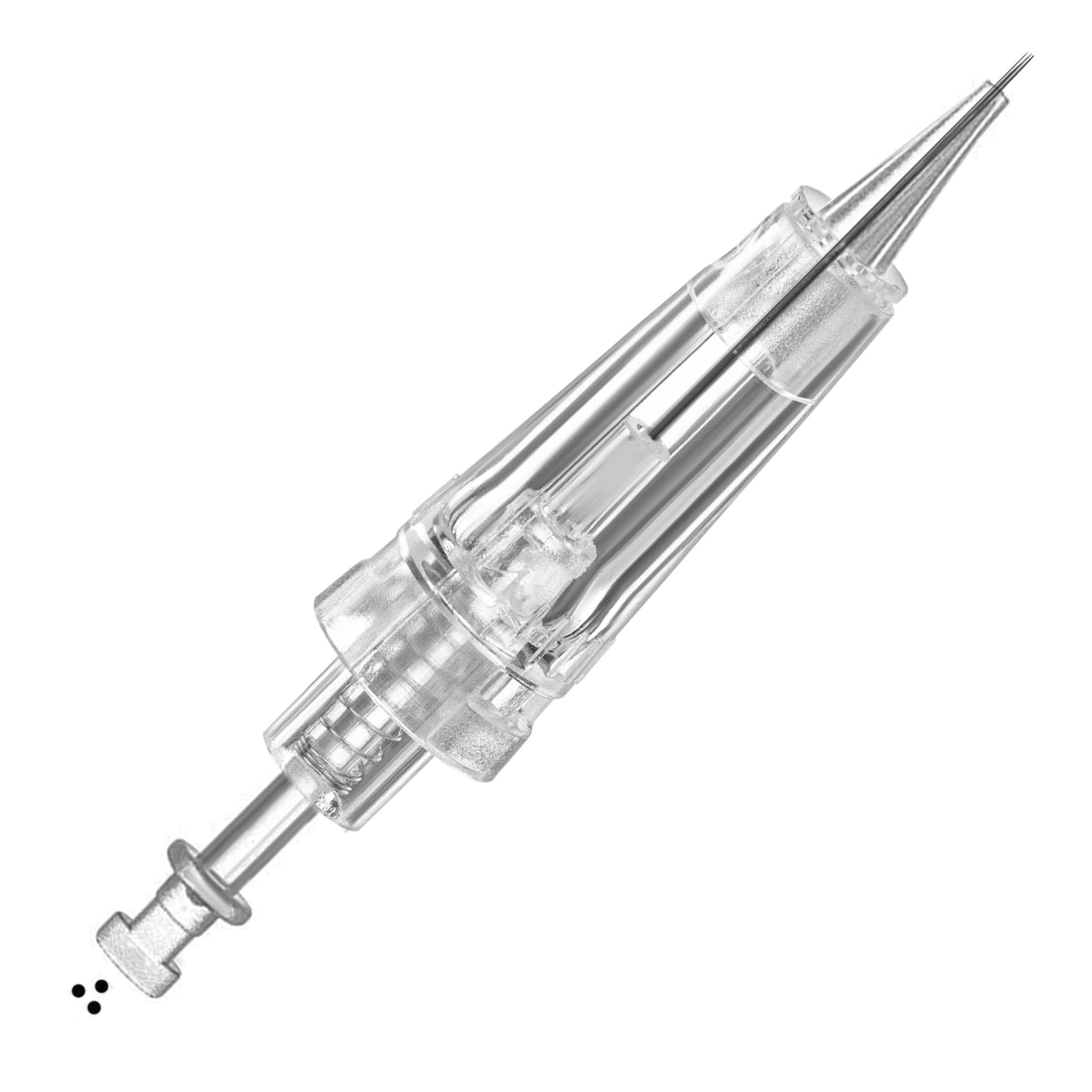 10 PCS 3P/1R Whalrace PMU Cartridge Needles, Safe and Disposable Permanent Makeup Needles for PMU Machine Ombre Powder Brow, Microblading Supplies for Eyebrows, Eyeliners, Lip Tattoo-image-47