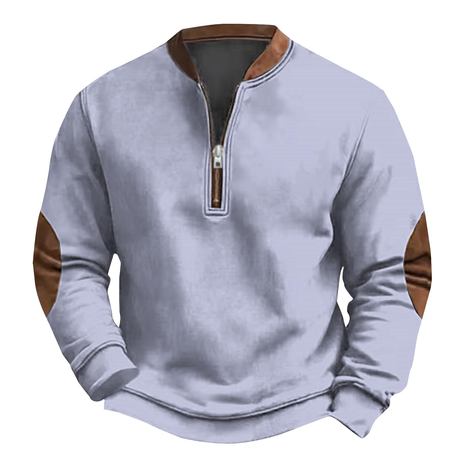 Sudaderas De Hombre Men's Casual Fashion Loose 3D Printed Zipper Long Sleeved Renos Tallas Grandes Camisa Manga Larga Chandal Completo Ropa Trabajo Verano Ciclismo Deporte para Mangas