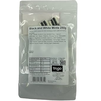Taveners Black & White Mints 250g