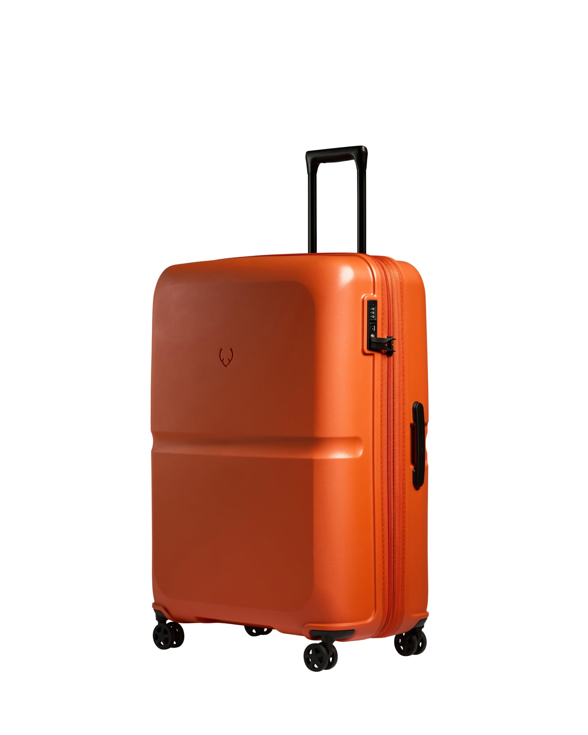 ANTLER - Single Stripe Hard Shell Large Suitcase - Durable, Lightweight & Expandable, 4 Spinner Wheels - Adjustable Handle, TSA Lock, 81.3cm - Ember