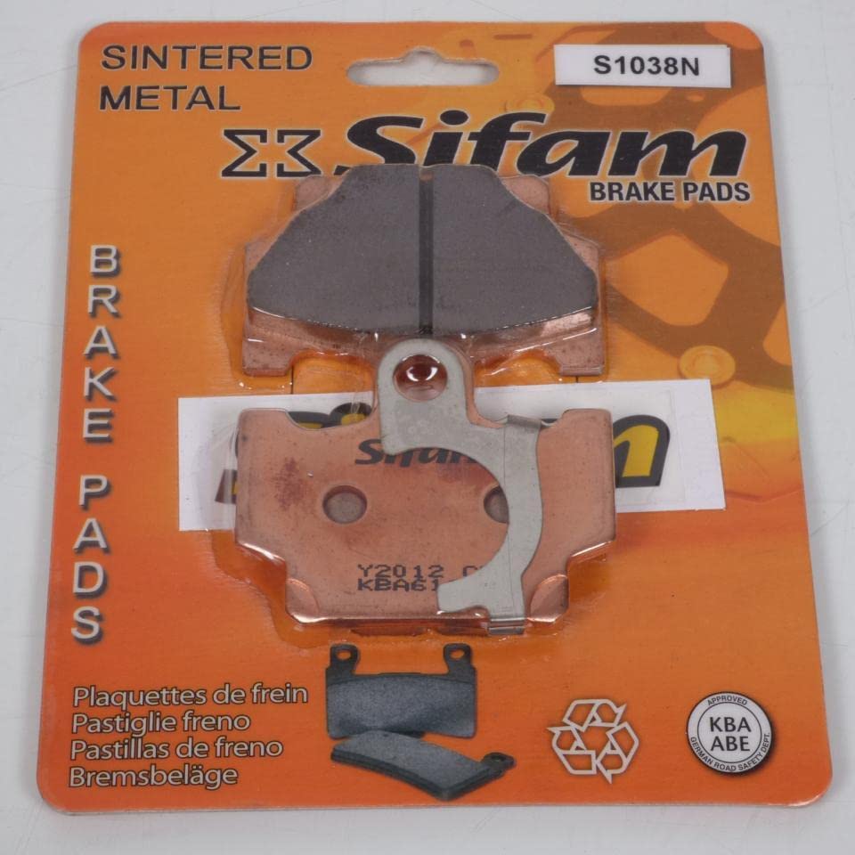 Plaquette de frein Sifam montage avant entretien régulier Yamaha 500 XV SE période 1984-1990