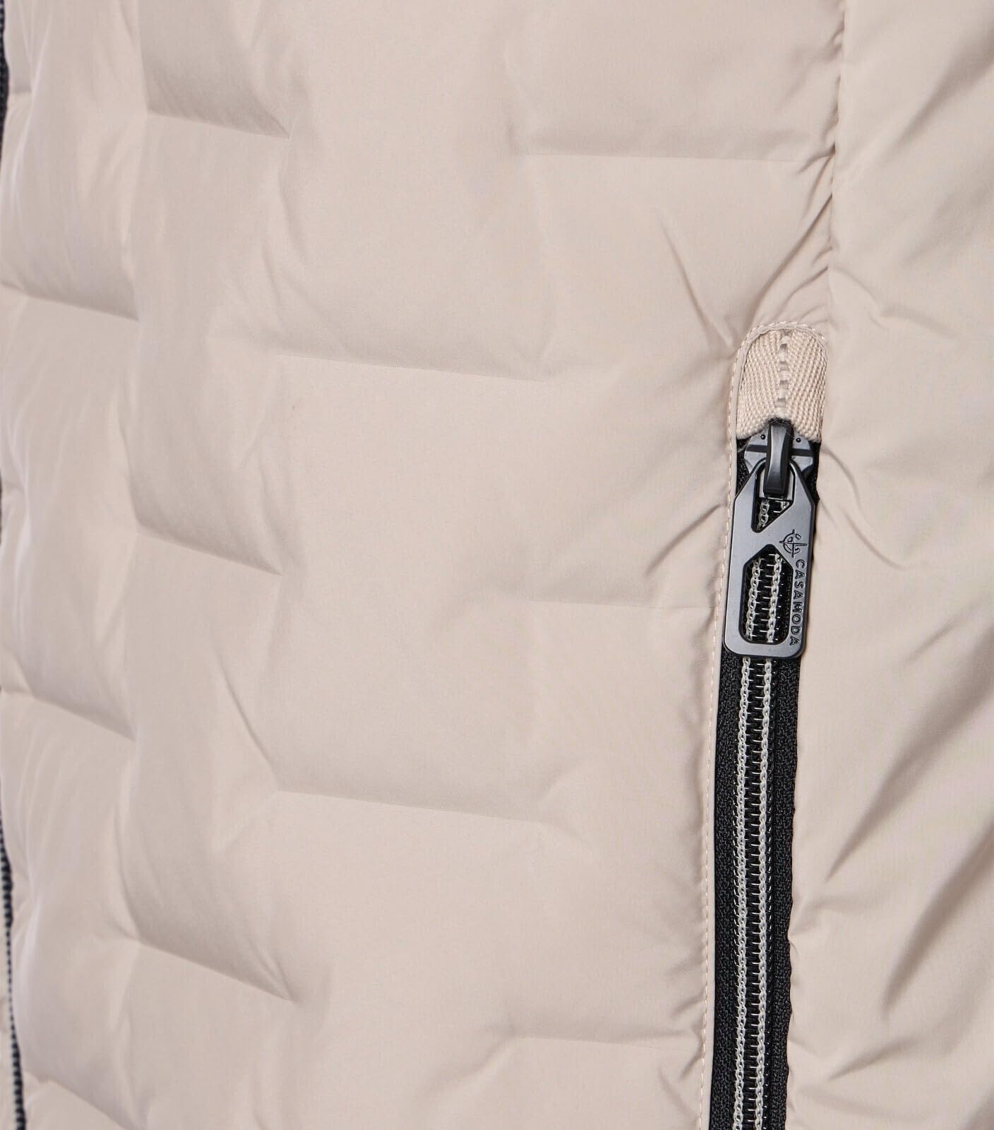 CASAMODA Herren Outdoor-Steppweste Collegekragen Zipper