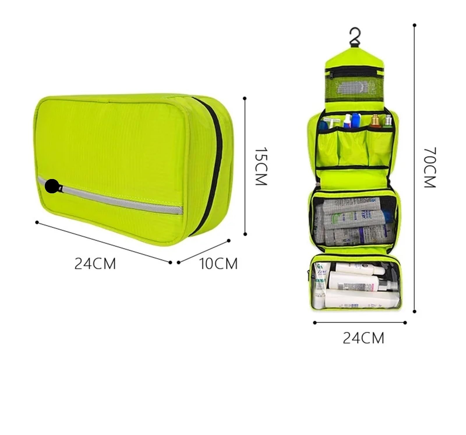 Trousse, Borsa da trucco impermeabile grande uomo viaggio for(Color2)