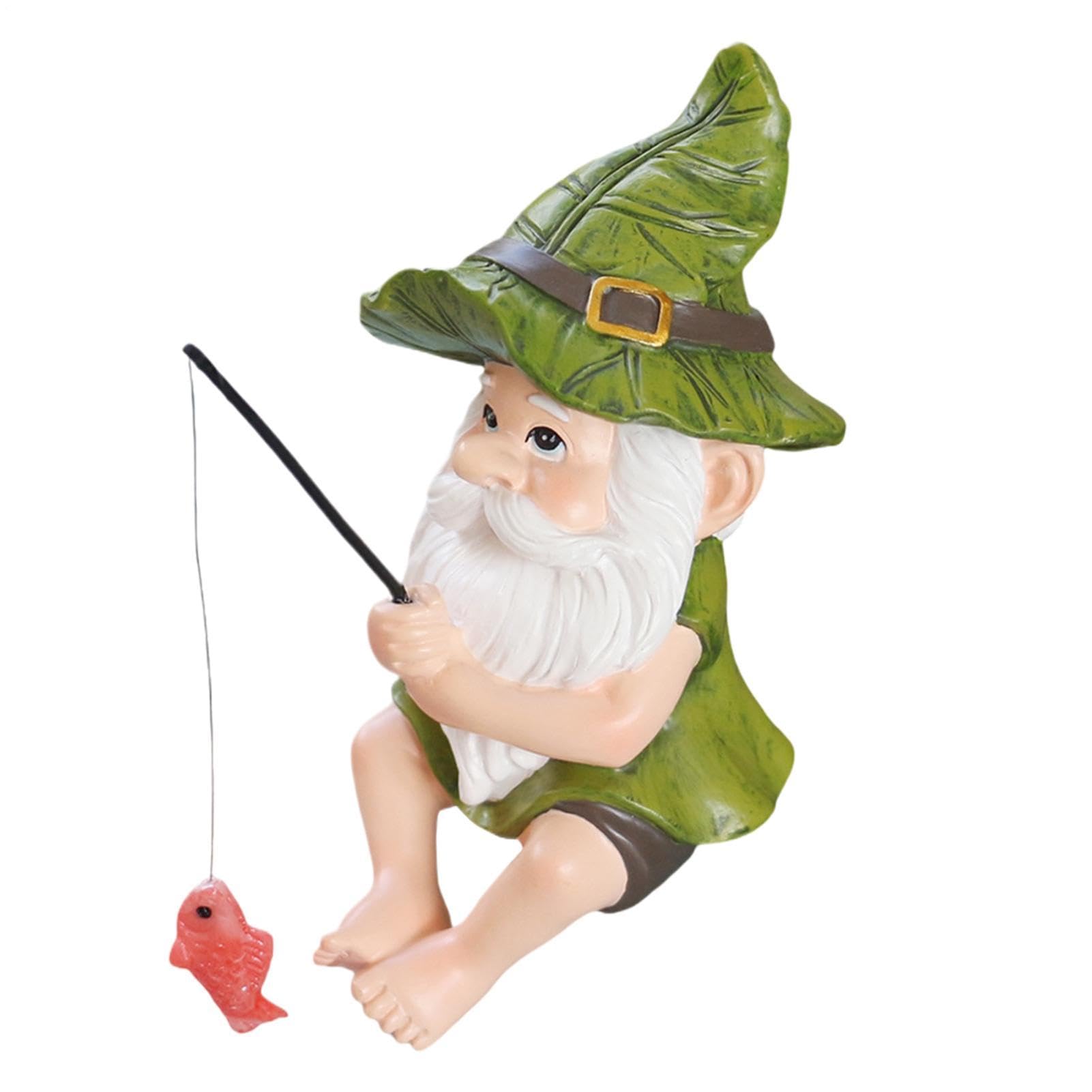 Figurines naines en résine durable et résistante aux intempéries pour décoration