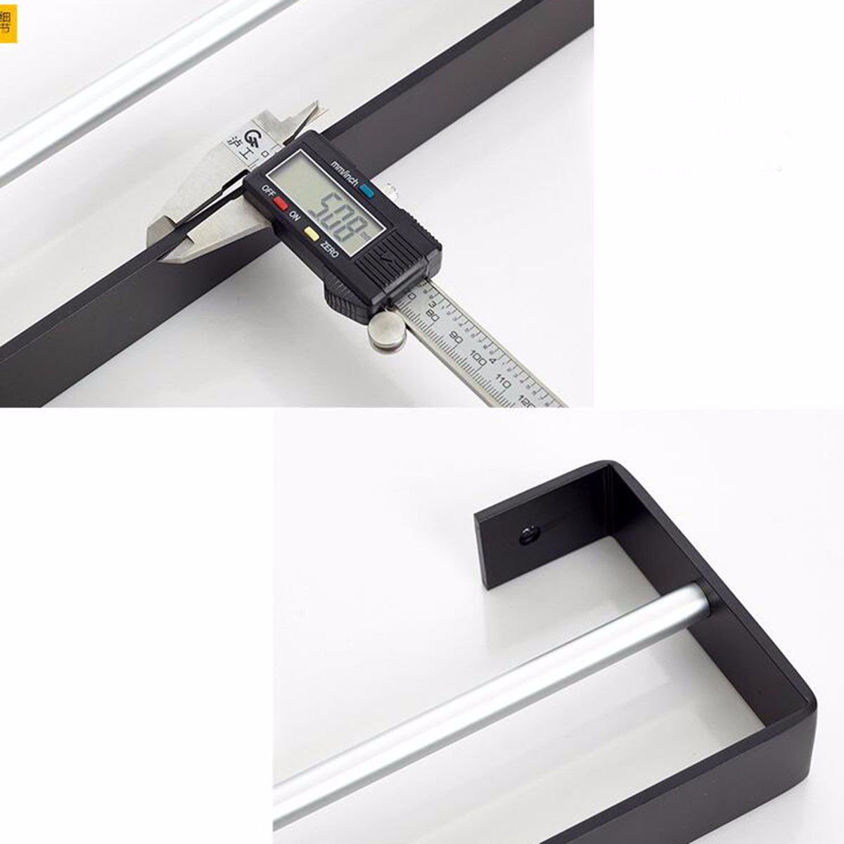 Handtuchhalter Handtuch - Bar Platz Aluminium Handtuchhalter Single Bar Bar Wc Bad Bügel Kalt Taschentuch Verdoppeln