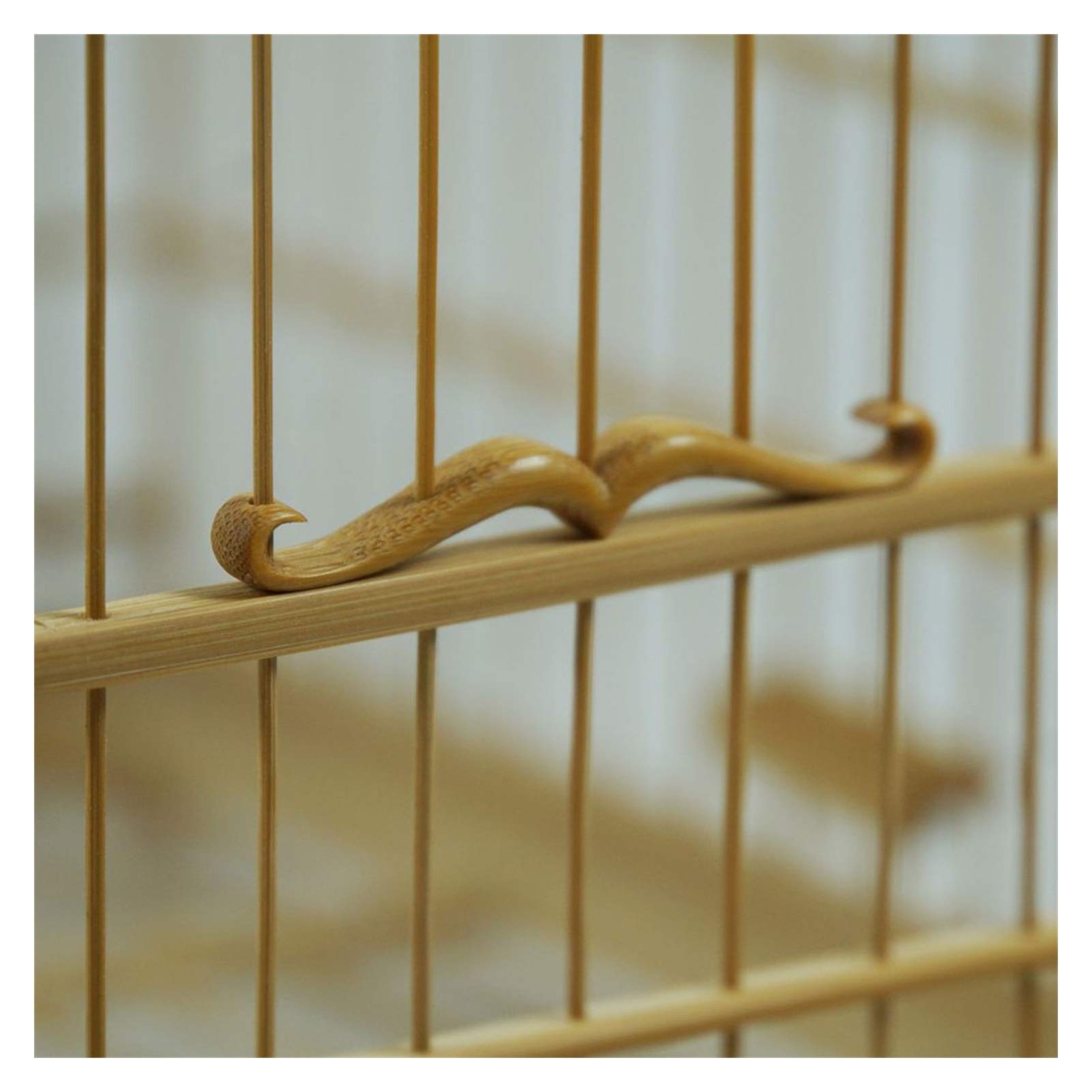Gabbia per Uccelli e Pappagalli Gabbia classica gabbia per uccelli da bambù stile cinese tradizionale, piccoli uccelli parrocchetti, fringuelli, cockatiels per Canarini, Cocorite e Uccelli Esotici