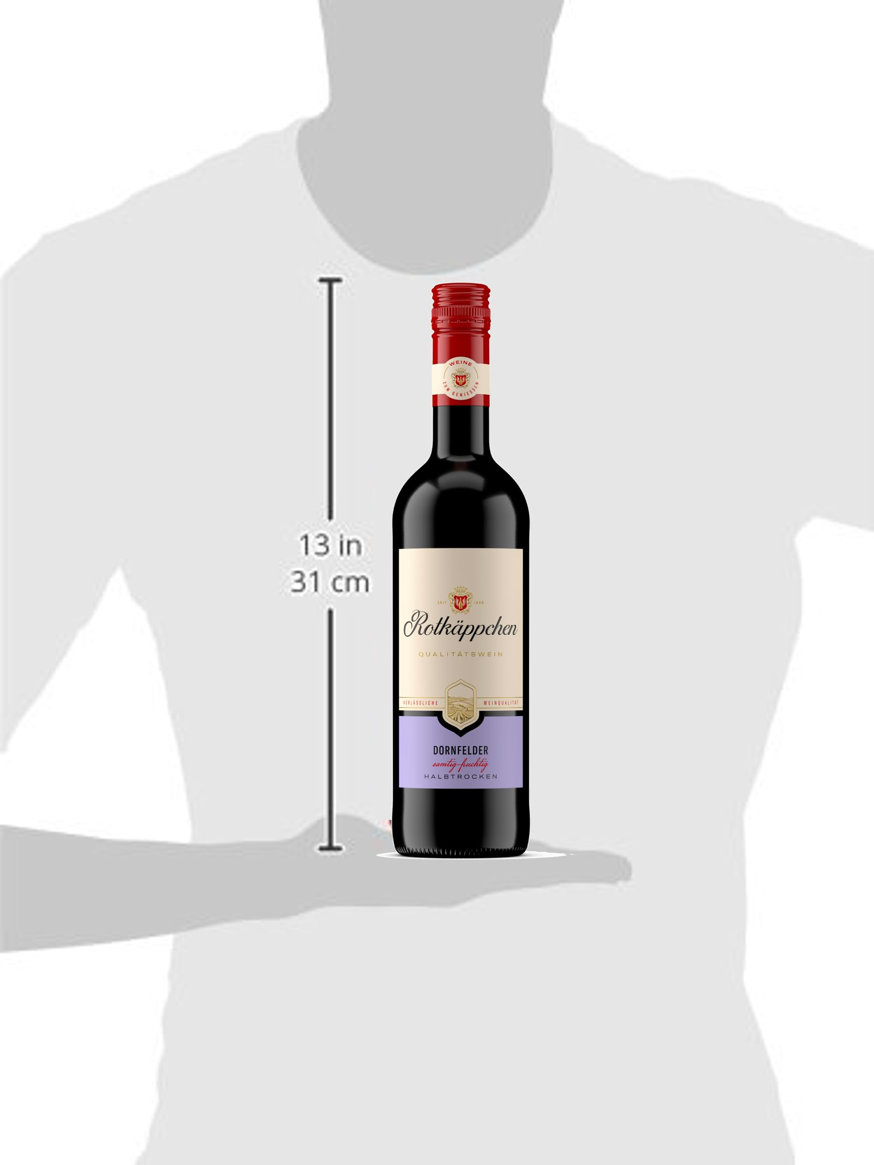 Rotkäppchen Qualitätswein Dornfelder halbtrocken (6 x 0.75 l)