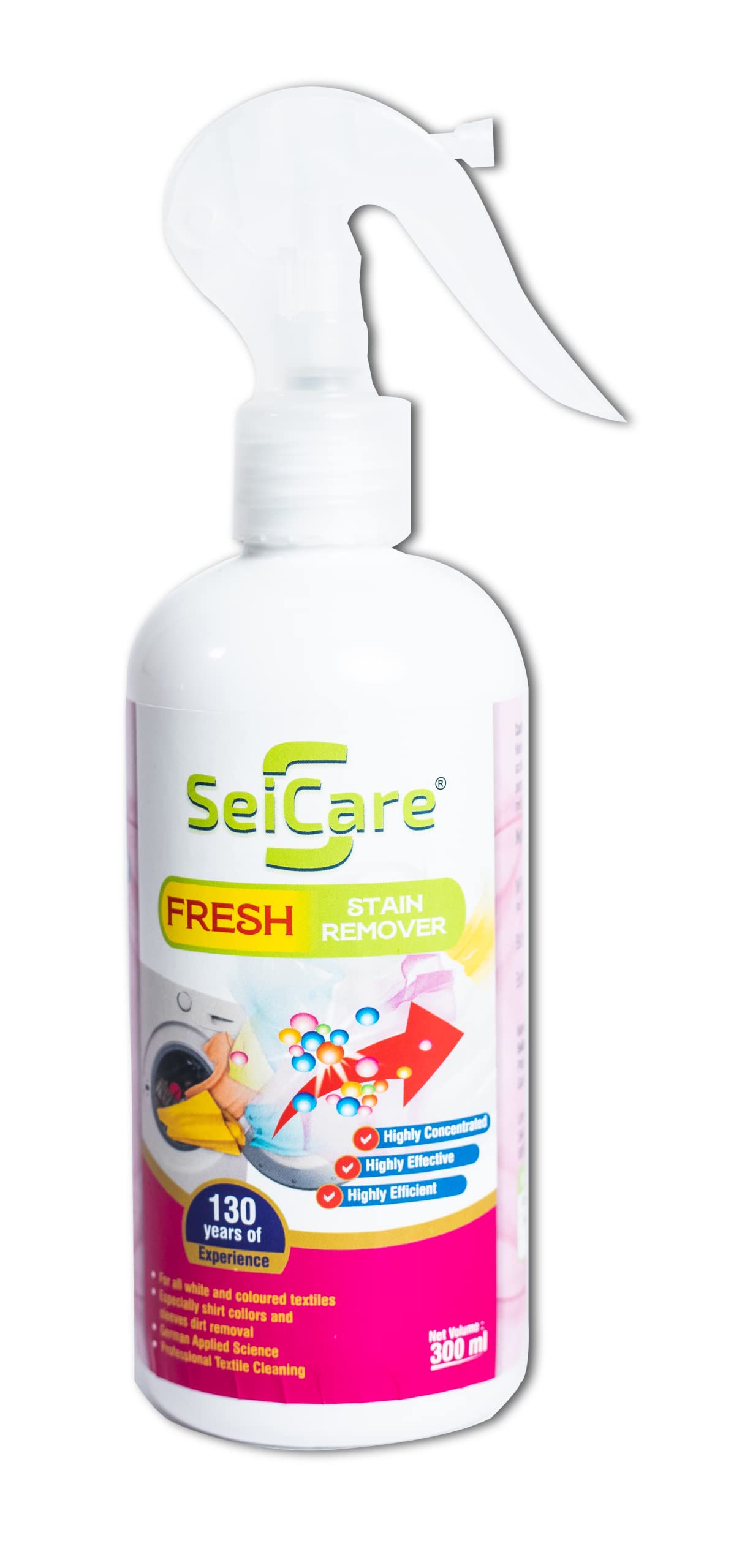 SeiCare - Fresh Stain Remover Spray 300ml | Removes tough stains in just a few minute | Stain Remover liquid with colour safe formula (B0C2ZKCCBC) Amazon Price History, Amazon Price Tracker