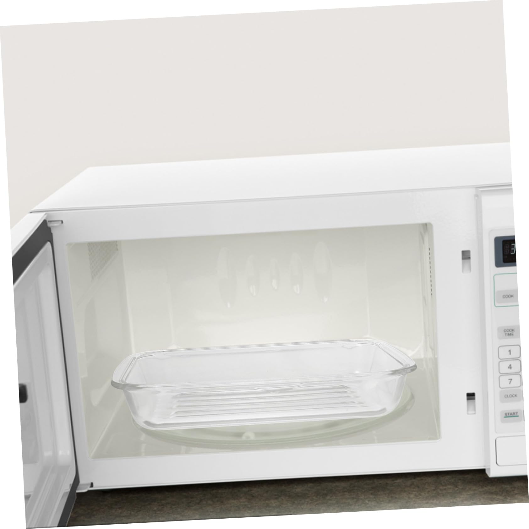 Fuente de Horno de Vidrio Templado 1.5l, Apta para Microondas y Lavavajillas, Versátil para Horno y Cocina