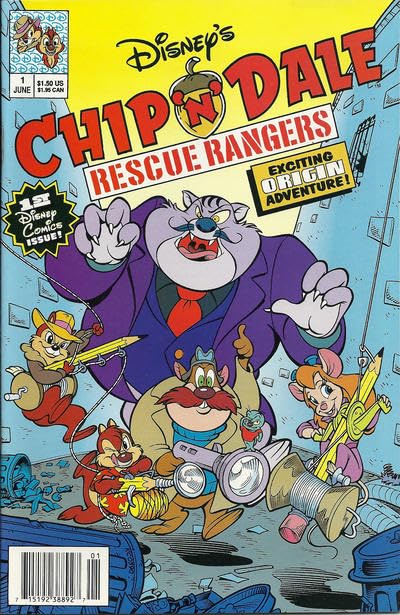 Chip ‘n' Dale Rescue Rangers (Disney's) #1 (Newsstand) Disney | Comic Book Origin