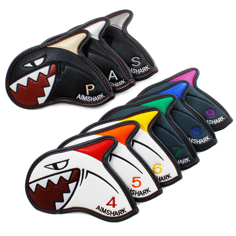 AIMSHARK ゴルフ アイアンカバー 9pcs セット/Golf Iron Cover Amazon.co.jp: AIMSHARK ゴルフ アイアンカバー 9pcs セット/Golf Iron