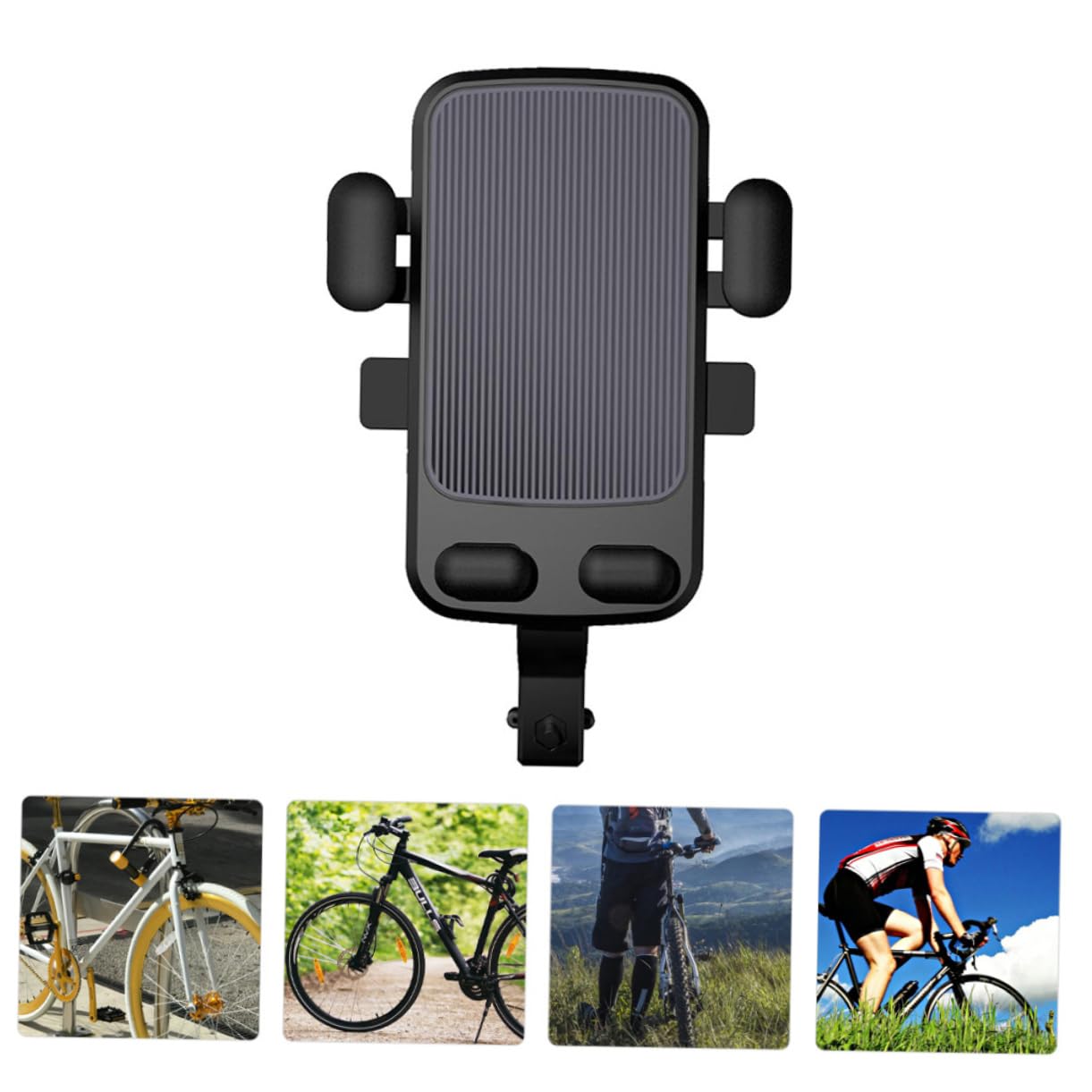 ULTECHNOVO 3pièces Support De Téléphone pour Vélo Rotatif Monture De Smartphone Universelle pour Et Scooter Accessoire Pratique Et Sécurisé pour Navigation à Vélo