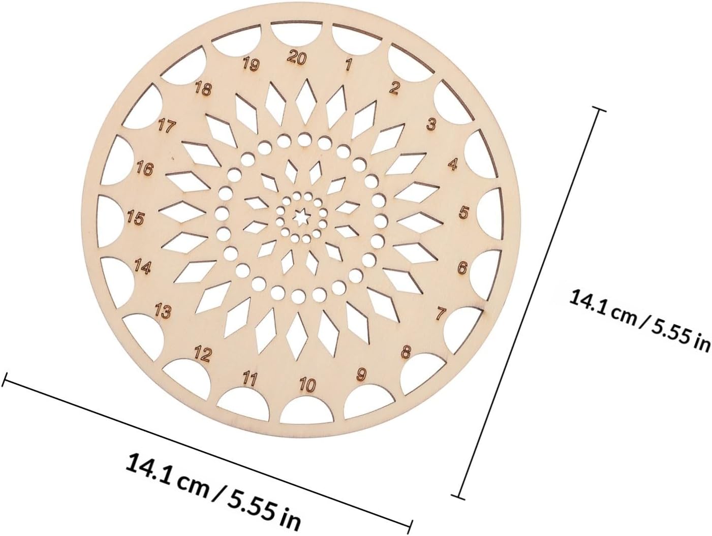 Wooden Board Organizer Embroidery Floss for Cross Stitch Threads image 2