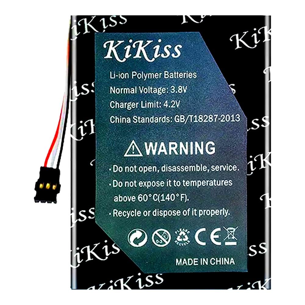 1900mAh Alta Capacidad Batería Compatible con Garmin nuvi 2475 2495 2545 2515 2565 2555 2595 GPS,Li-ión Polímero 0-Cycle de Reemplazo GPS Navigation Device Batería