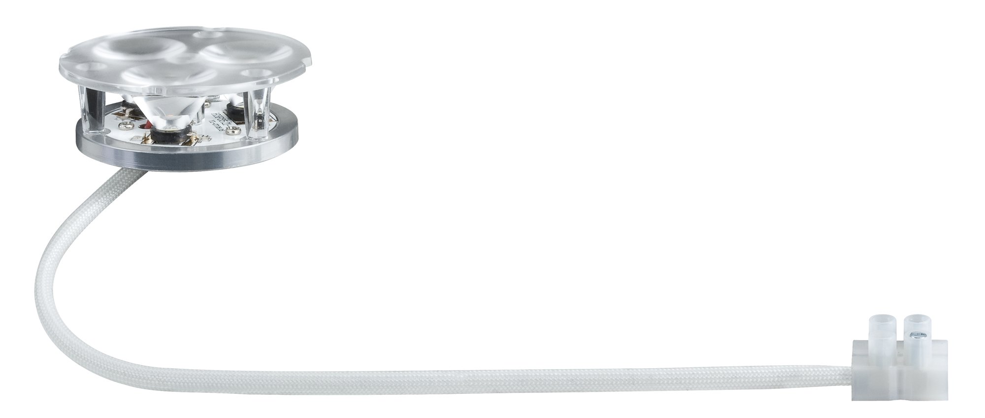 Paulmann 92518 Premium EBL Power Flood - Set di 5 lampade a LED a incastro, 5x 3 W, 15 VA 230 V 83 mm, alluminio zincato e ferro spazzolato