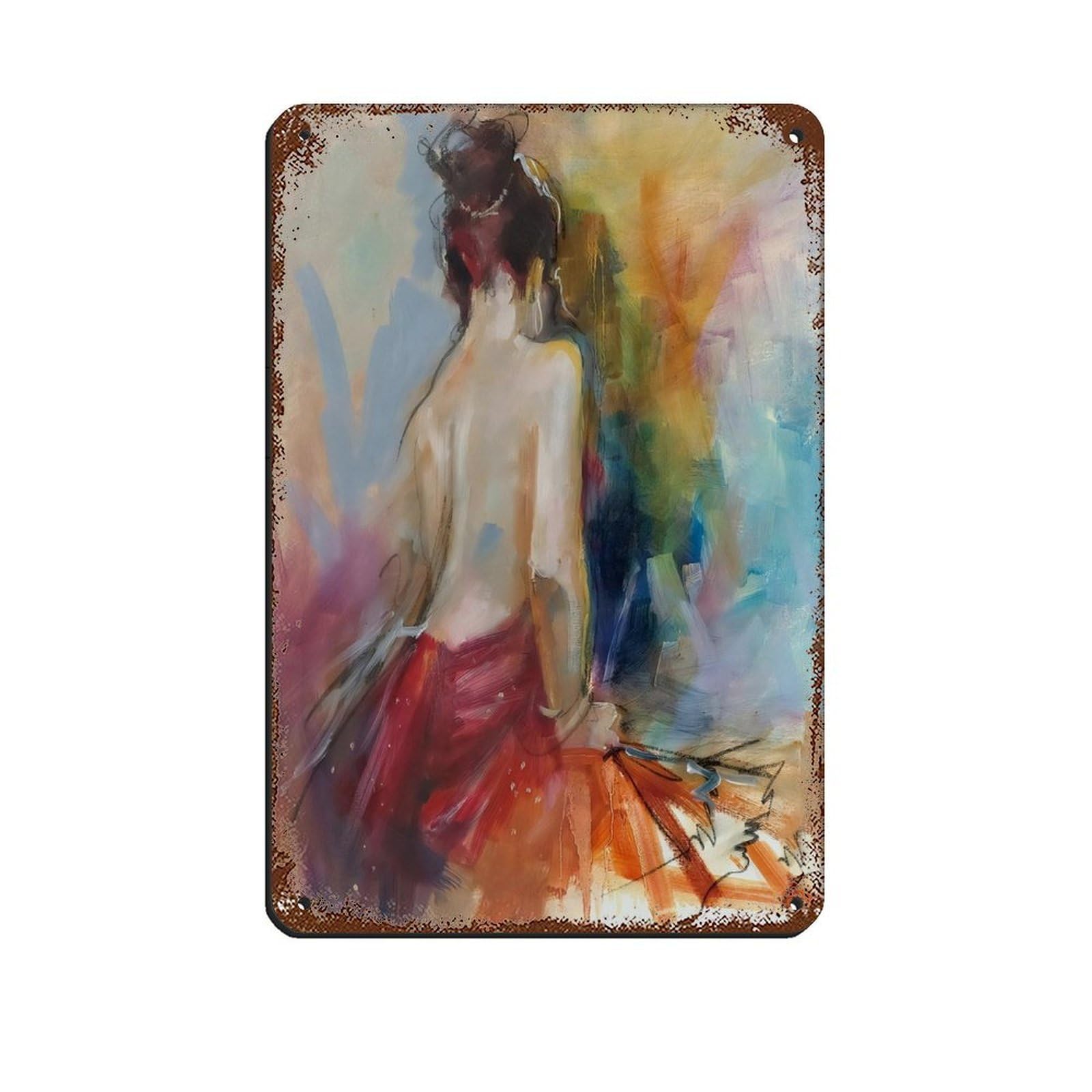 Sexy Art Tin Sign Vintage Metal Pub Club Cafe Bar Home Wall Art Decoration Poster Retro 8x12inch(20x30cm)