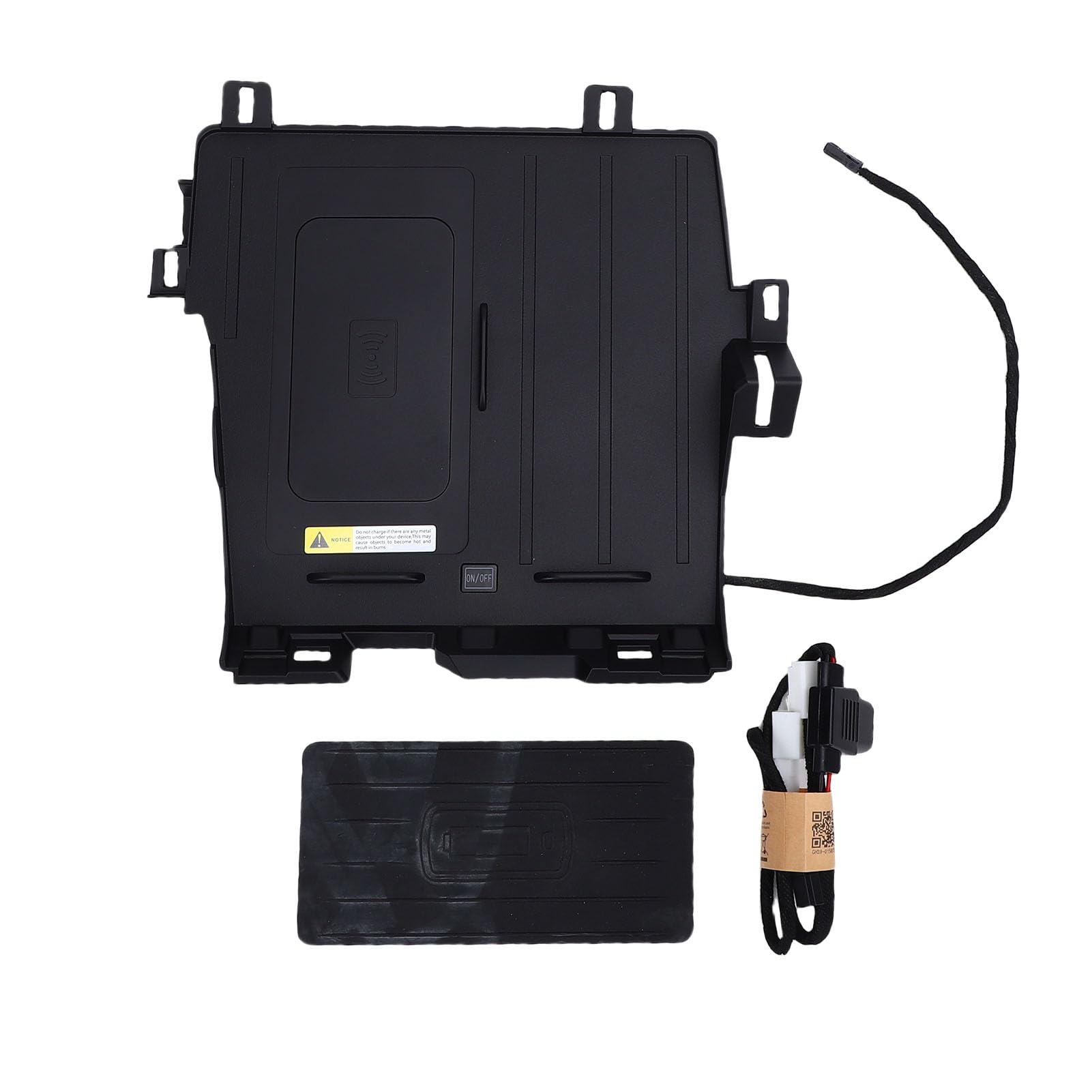 Generic Adaptador de Placa de Carga Rápida Inalámbrica para Automóvil para 3rd 2022 2023 Diseño Innovador 2 en 1 para una Carga Conveniente Conveniencia Inalámbrica Apto para Usuarios de Teléfonos
