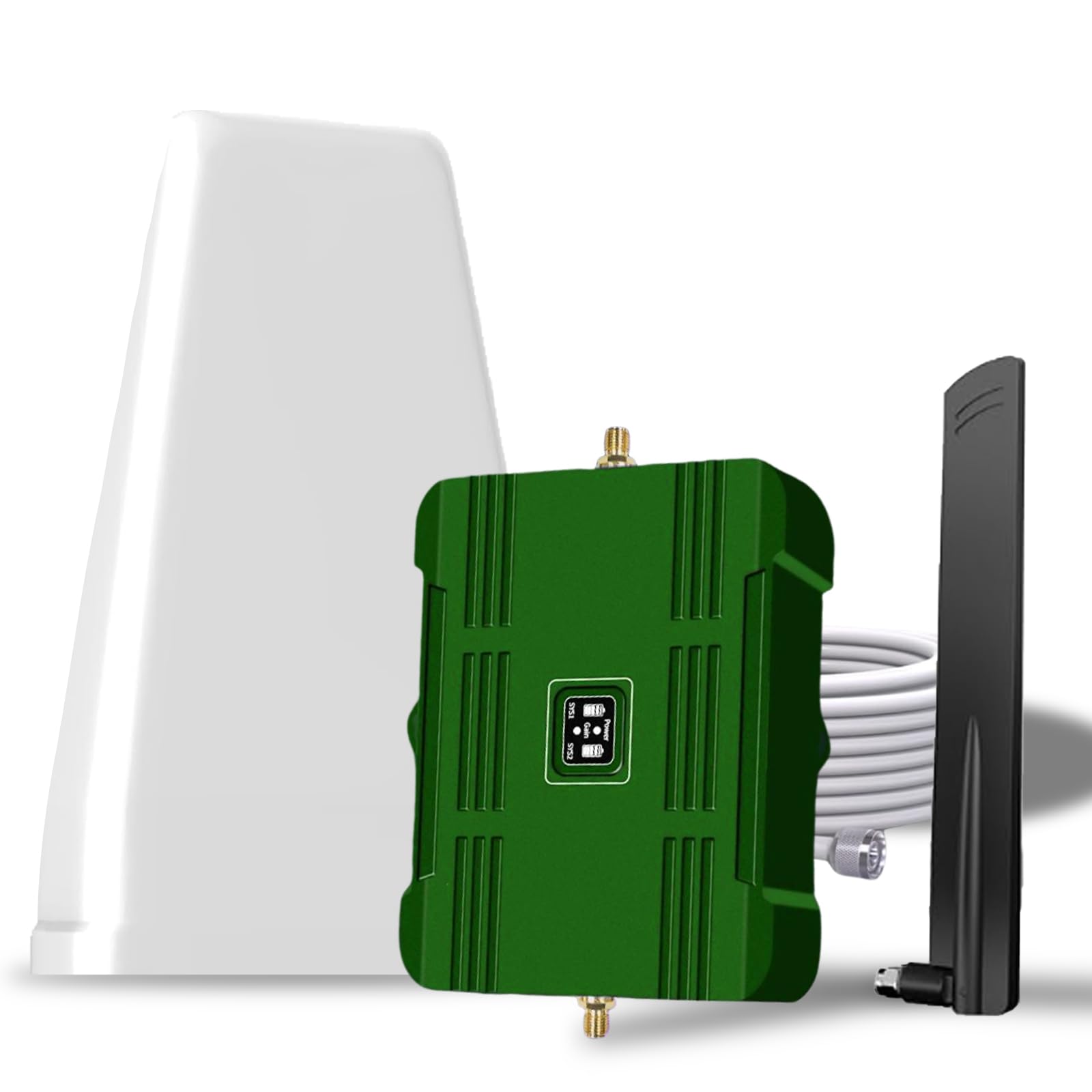 Cell Phone Booster for Home &amp; Multi-Room,Up to 6500 sq ft,Cell Phone Signal Booster for Band 66/25/2/4/5/12/13/17,Boost 5G 4G Data for U.S. Carriers FCC Approved Cell (Blue)