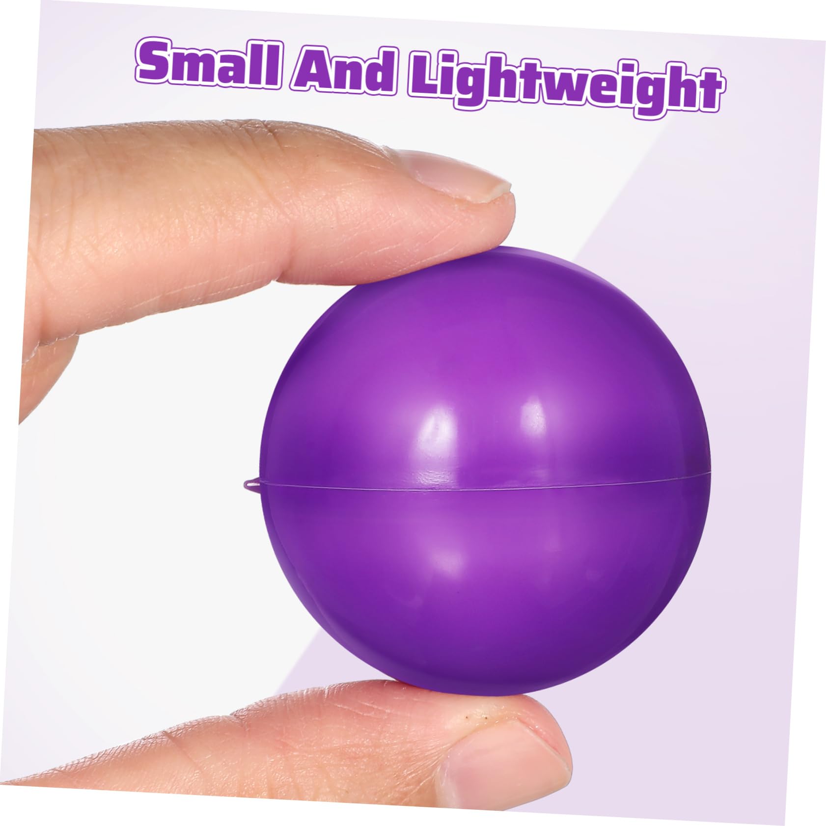 BRIGHTFUFU 4sets Vibrant Party Raffle Balls Fillable Entertainment Balls for Bingo Raffle Games Bright Colors Reusable Plastic 25pcs*4