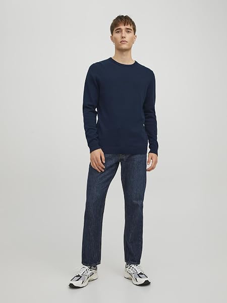 Jack & Jones Jjebasic Knit Crew Neck Noos Pull Homme (Lot de 1) - 5