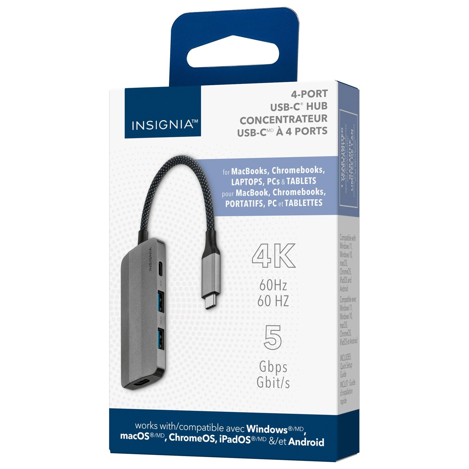 Insignia Hub USB-C a 4 porte