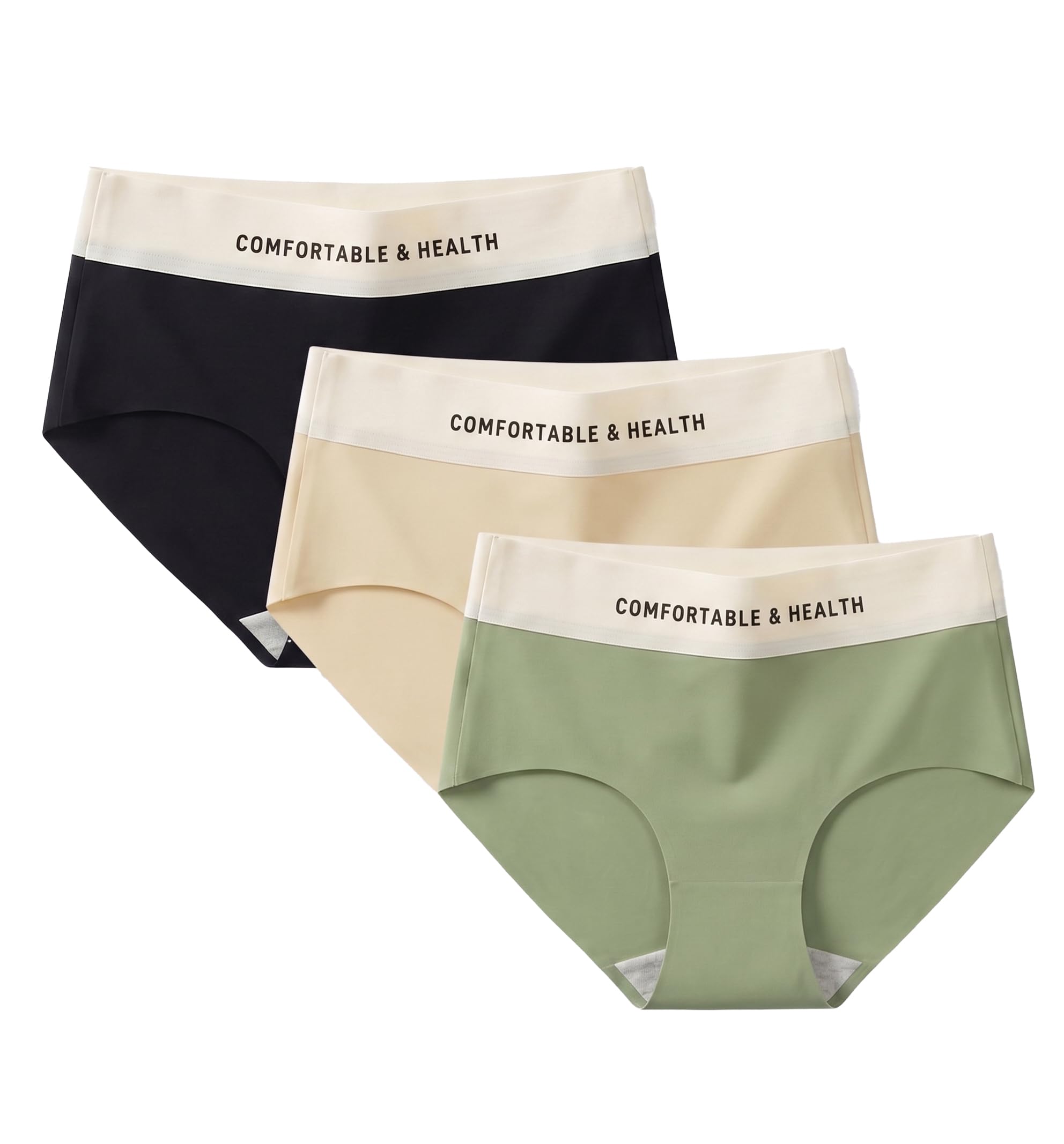 special combo pack of 3 seamless underwear invisible panty no show nylon spandex women panties