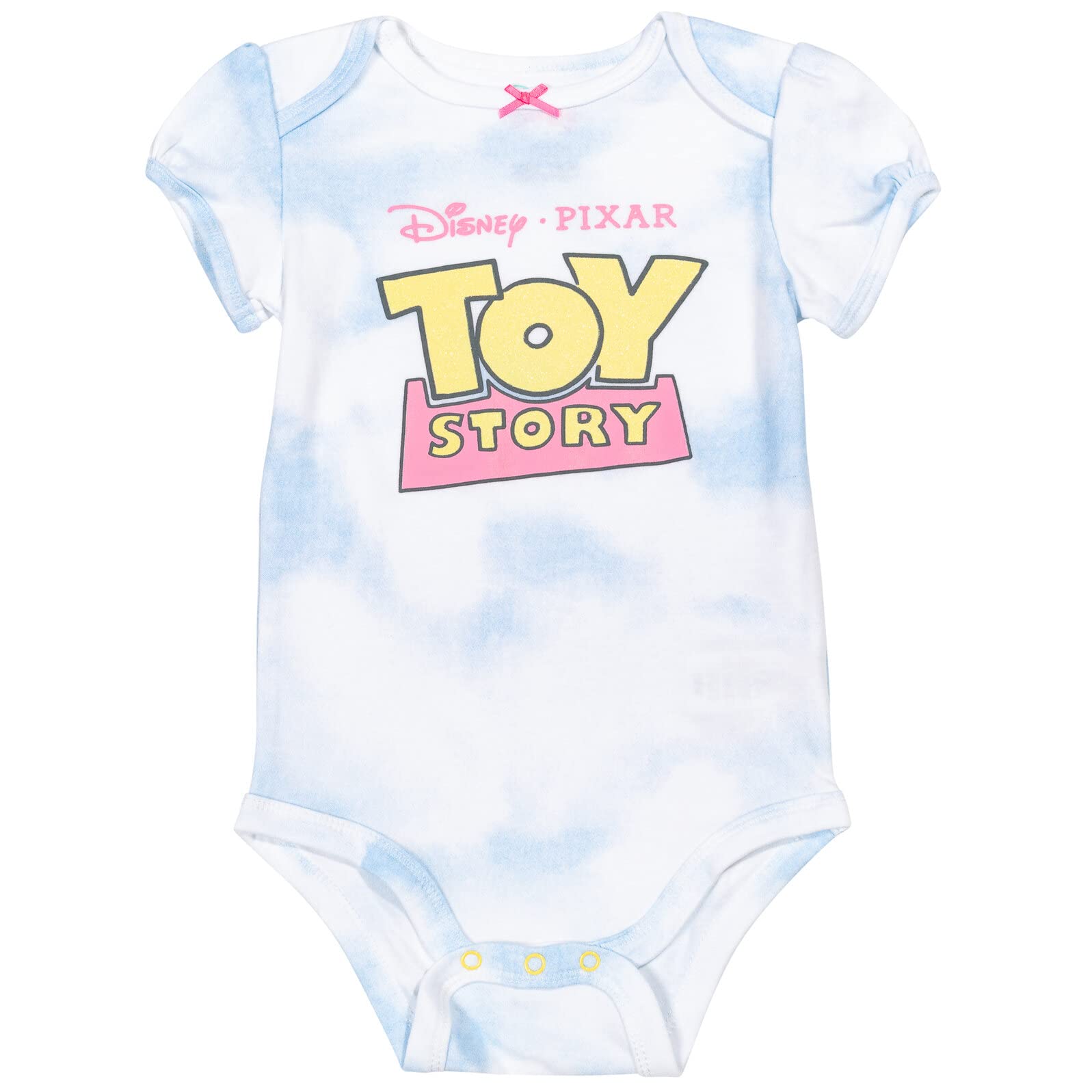 Toy Story Baby Mädchen Bodysuit, Jessie Bo Peep Buzz Woody, 5er-Pack, Weiß, Blau, Gelb, Rosa'