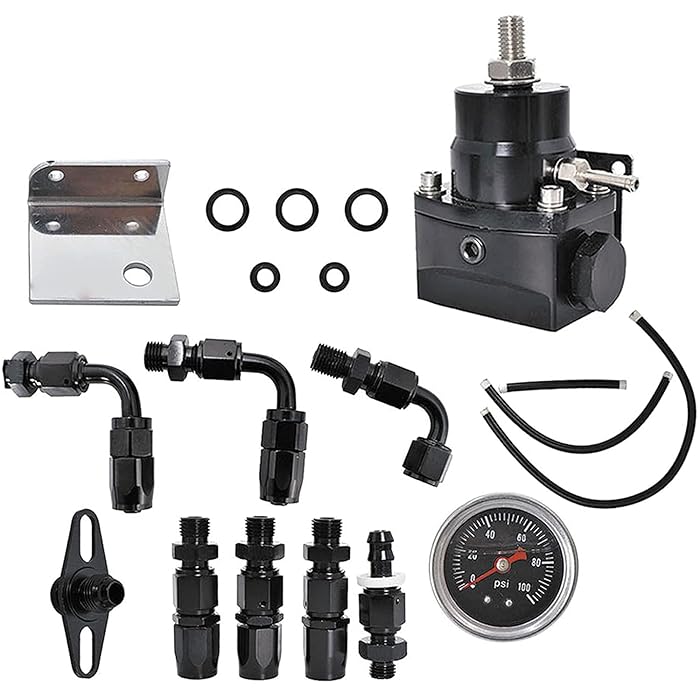 Buy JTHouse Universal Adjustable EFI Aluminum Fuel Pressure Regulator