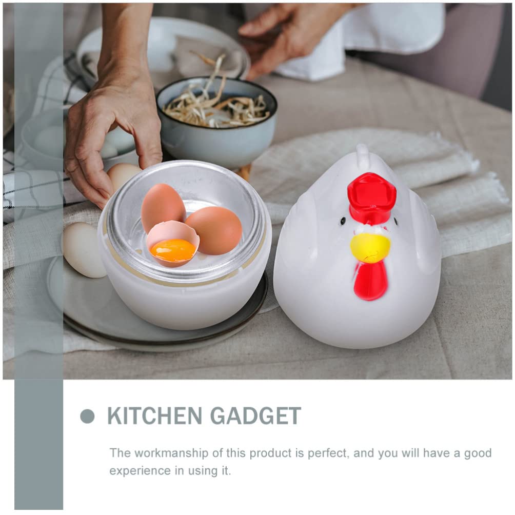 Amazon｜ハードゆで卵ボイラーの炊飯器の沸騰卵メーカーの鶏の形の電子