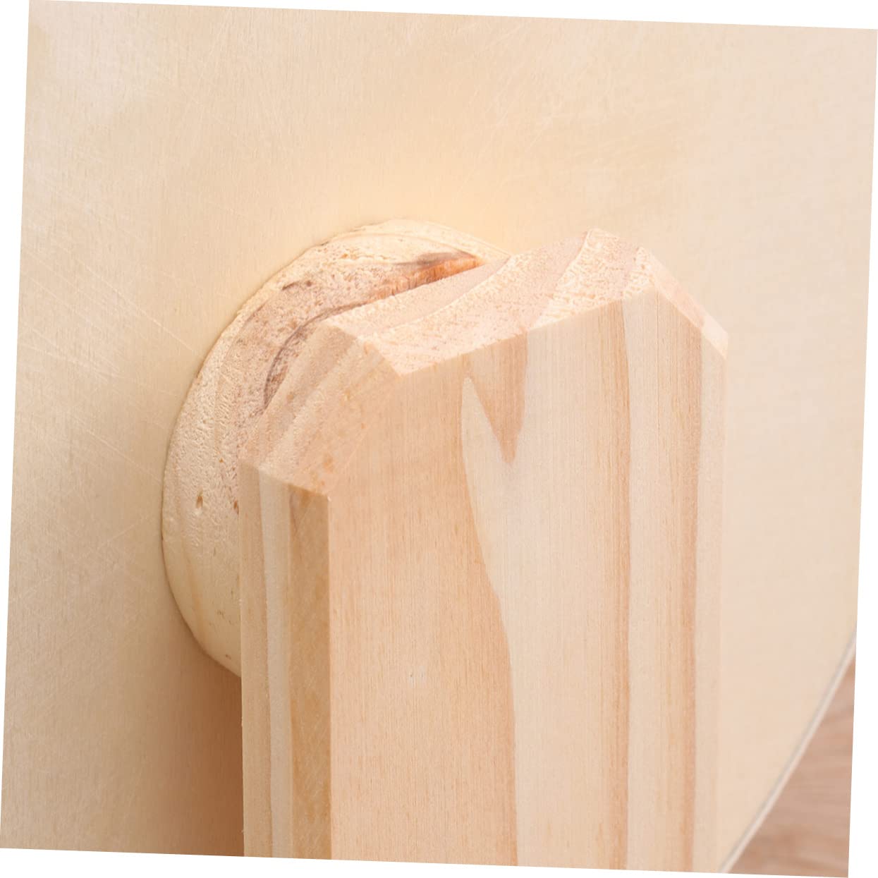 Rueda De Ejercicio De Madera para Hámsteres y Roedores Rueda Silenciosa y para Mediano para Fortalecer Uñas y Patas