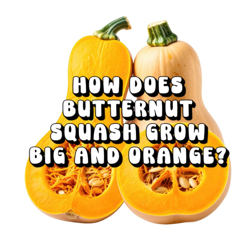 How Does Butternut Squash Grow Big and Orange?