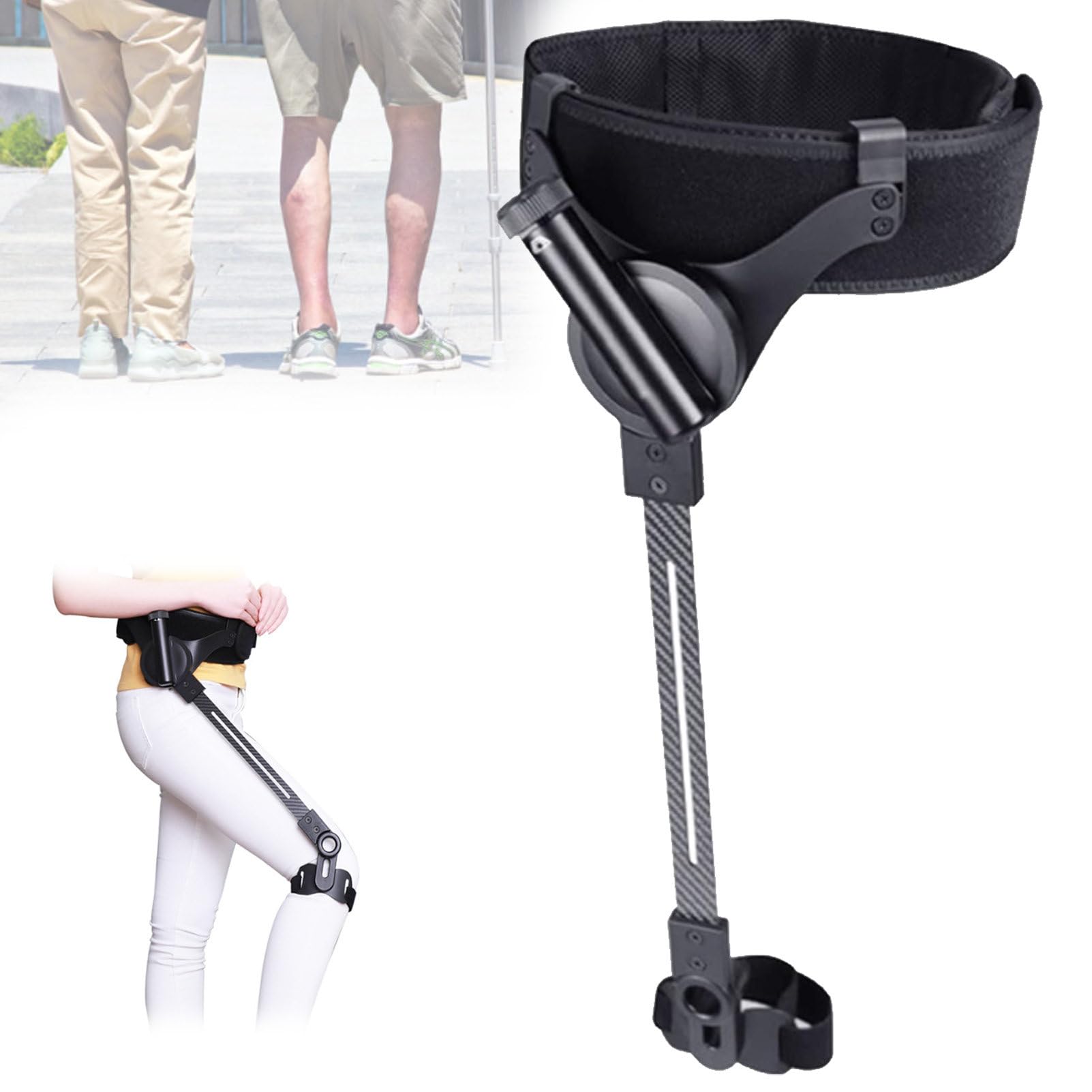 Body Power Walking Aids, Lekka Pomoc W Chodzeniu Dla OsóB Starszych, SprzęT Do Rehabilitacji NóG, Wspomaganie WęDróWek I Wspinaczki Po Schodach Right-S