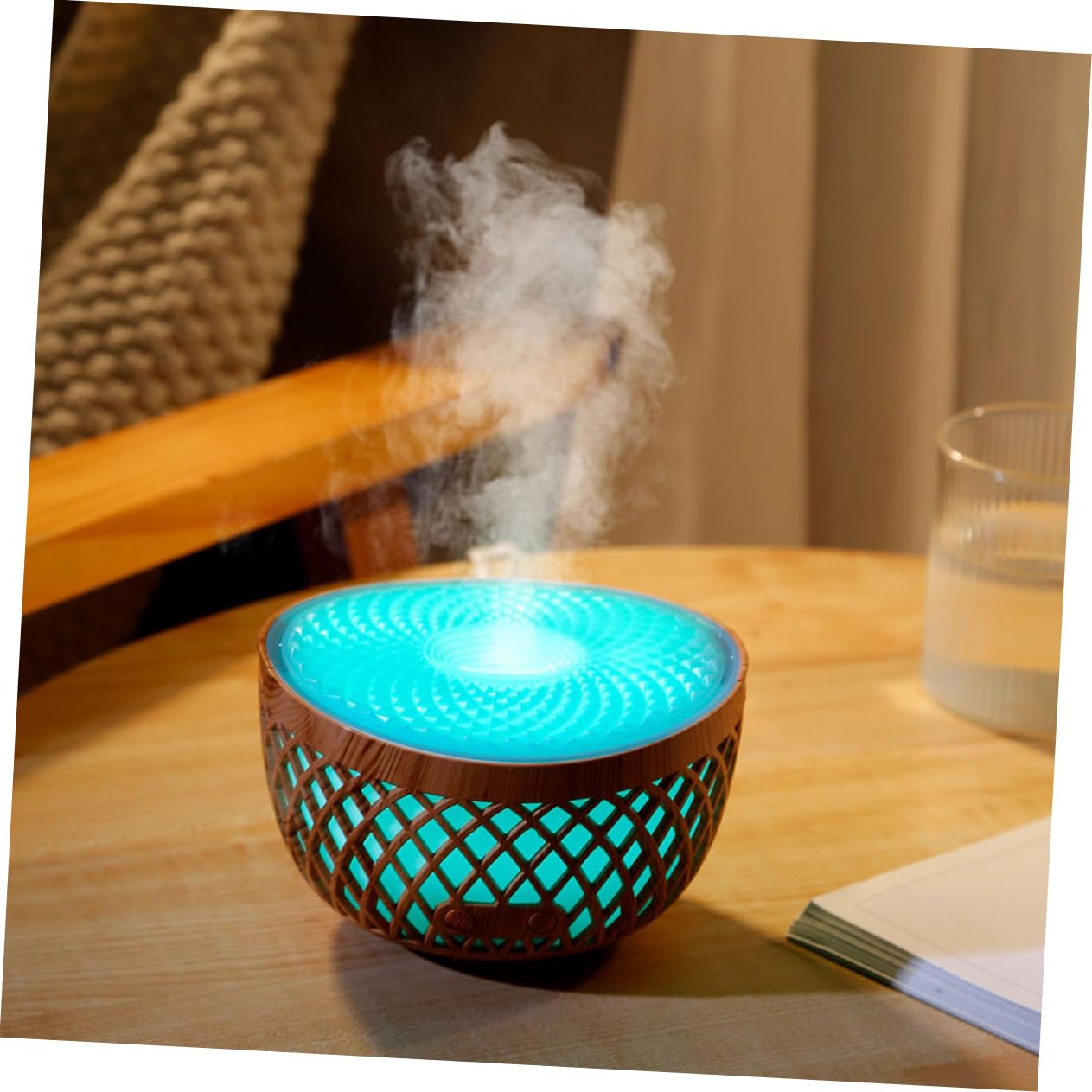 Mobestech Diffusore Oli Essenziali Decorativo Umidificatore Per Scrivania Mini Diffusore Fili Per e Relax Atmosfera Rilassante e Aria