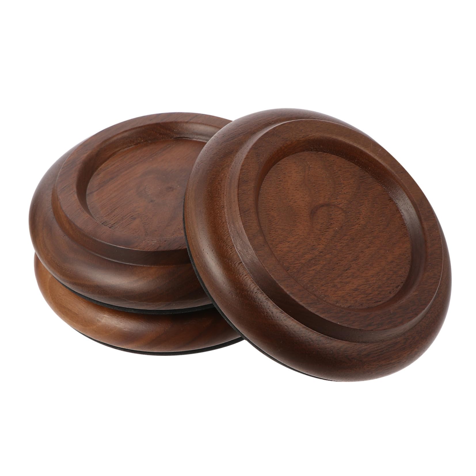 Coupelles pour roulettes de piano à queue en bois massif pour parquet