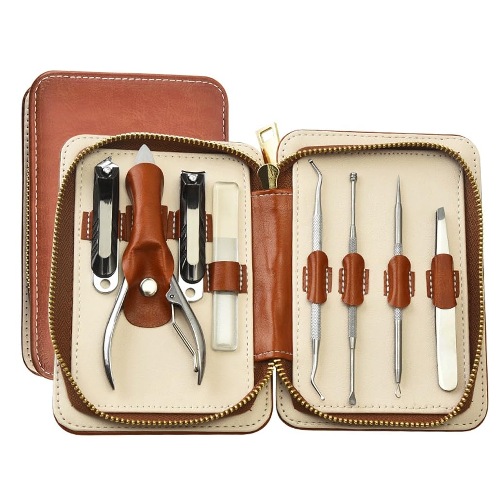 Stainless steel nail clipper set manicure 8-piece set