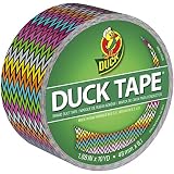 Duck Brand 283706 Printed Duct Tape Single Roll, 1.88 Inches x 10 Yards, High Impact