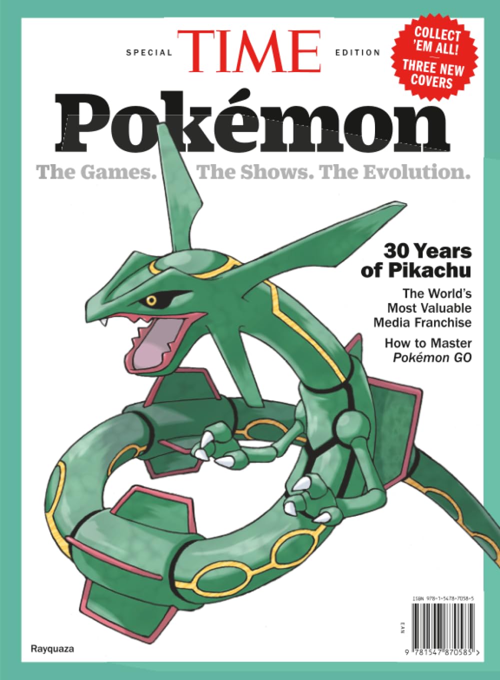 TIME Pokemon 30 Years Rayquaza