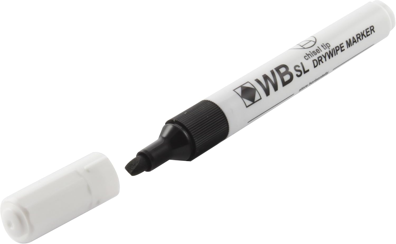 Whitebox Chisel Whiteboard Marker - Black