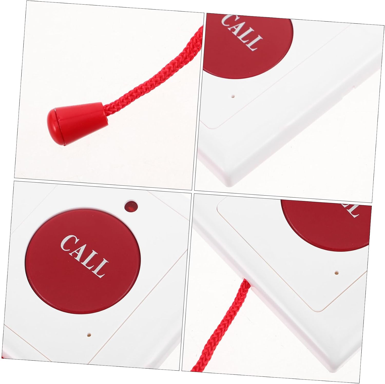 Kisangel Emergency Call Button with Cord for Disabled Dual Alarm System for Elderly Assistance in Homes Hospitals Help Button for Seniors Timely Alerts for Caregivers