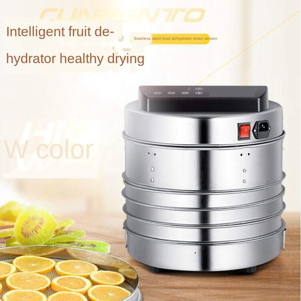 Generic 5 Strati in Acciaio Inox Intelligente Cibo Essiccatore Processore del Bambino Pet Cibo Asciugatrice A Vapore Cucina Cuocere Verdure Frutta Forno 30 cm di Diametro
