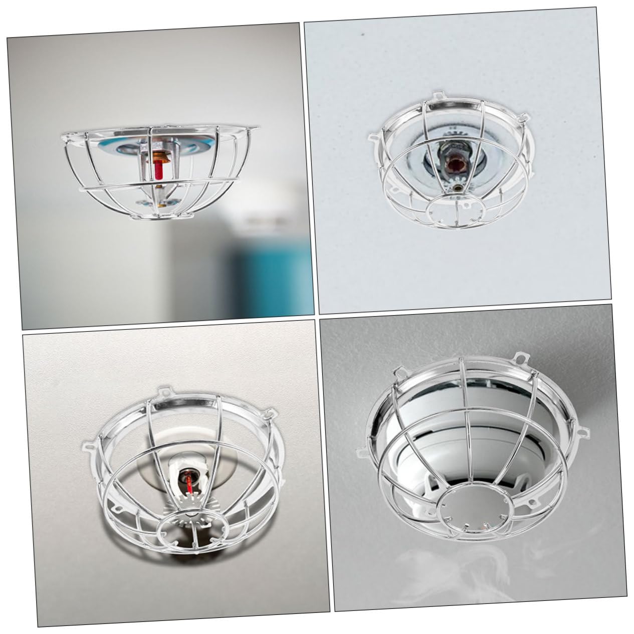 10 Piezas Protectora para Detectores de Alarmas de de Protección para Rociadores de con Diseño Elegante y Resistente Fabricada Duradero para Seguridad Interiores