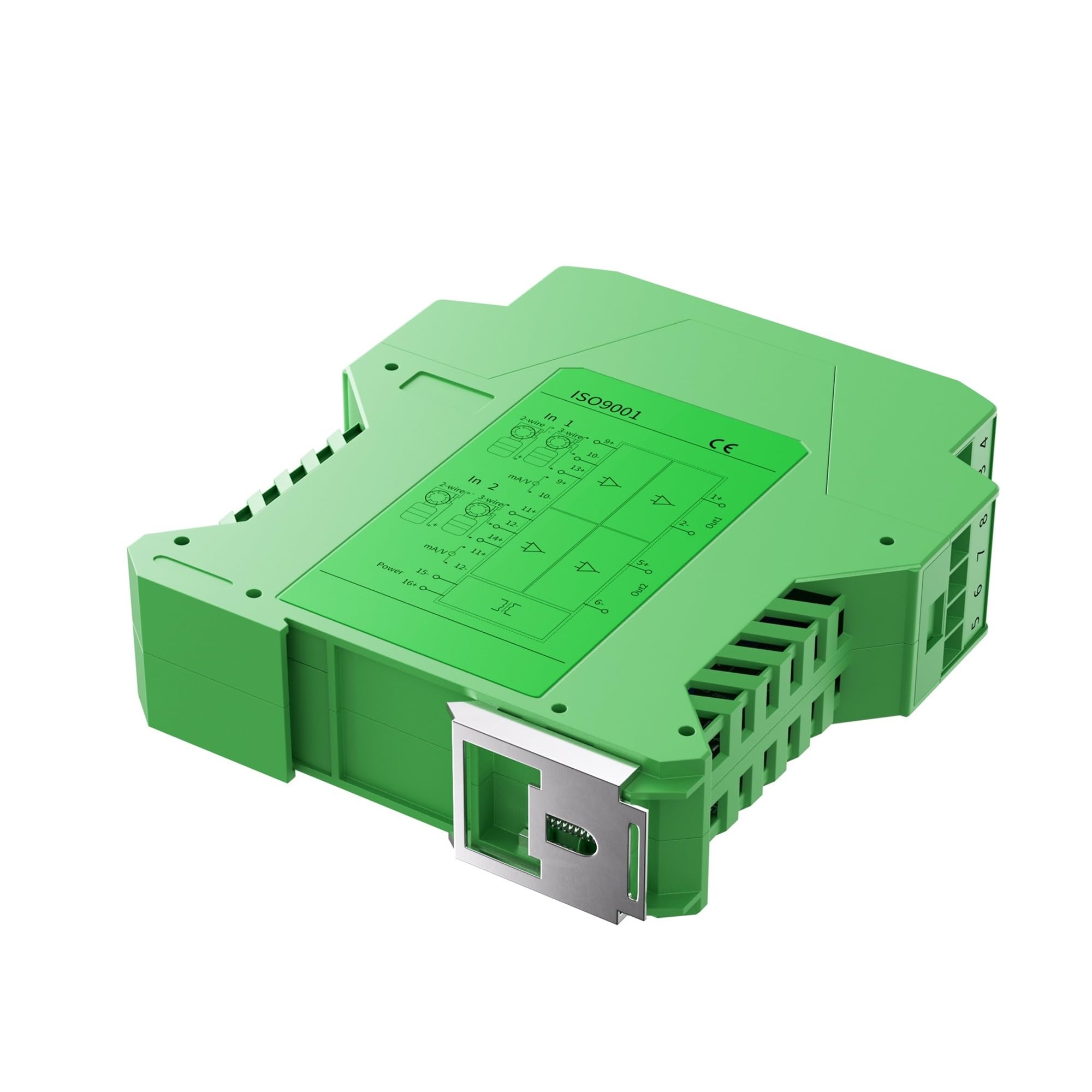 Transmetteur de courant isolateur de signal haute fidélité double voie 4-20mA