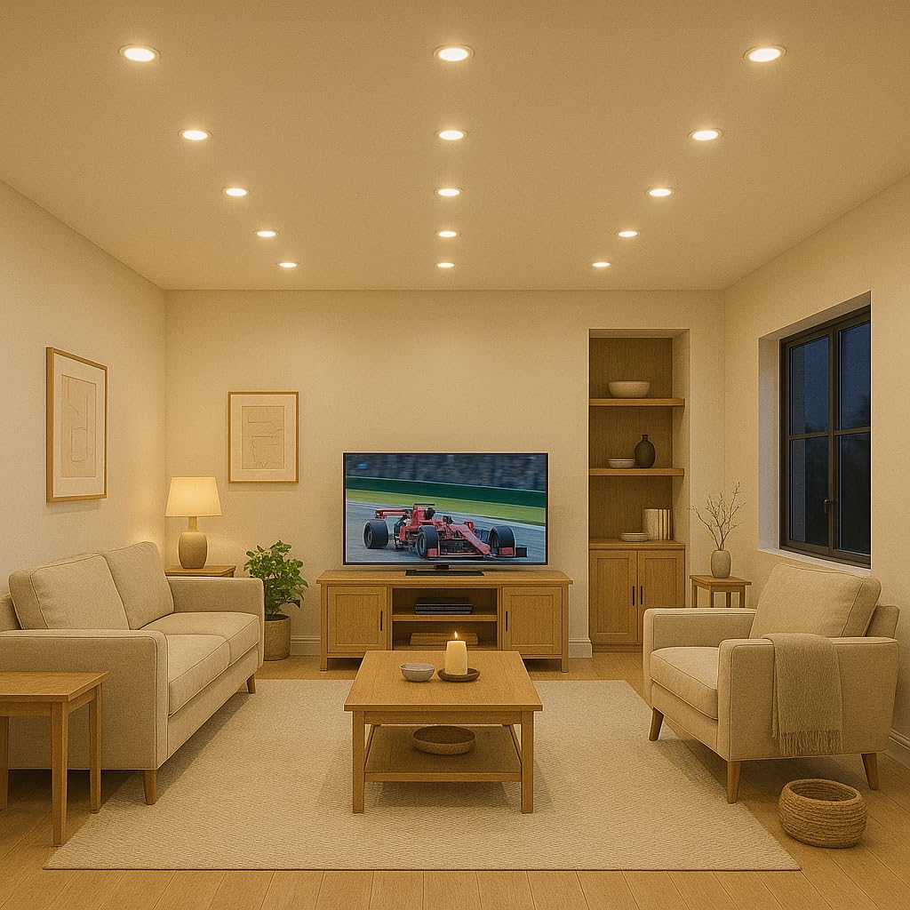 10 Stück GU10 LED Lampe 7W 230V Warmweiß 3000K | 550 Lumen | Leuchtmittel für Spots, Deckenleuchten & Einbaustrahler | Kompakte Bauform, flackerfreies Licht & sofort volle Helligkeit