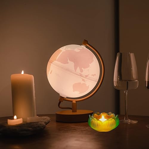 Miniatura 59 de BESPORTBLE 2 portavelas de cristal de loto – Portavelas de cristal decorativo para decoración del hogar, votiva, boda y luz nocturna