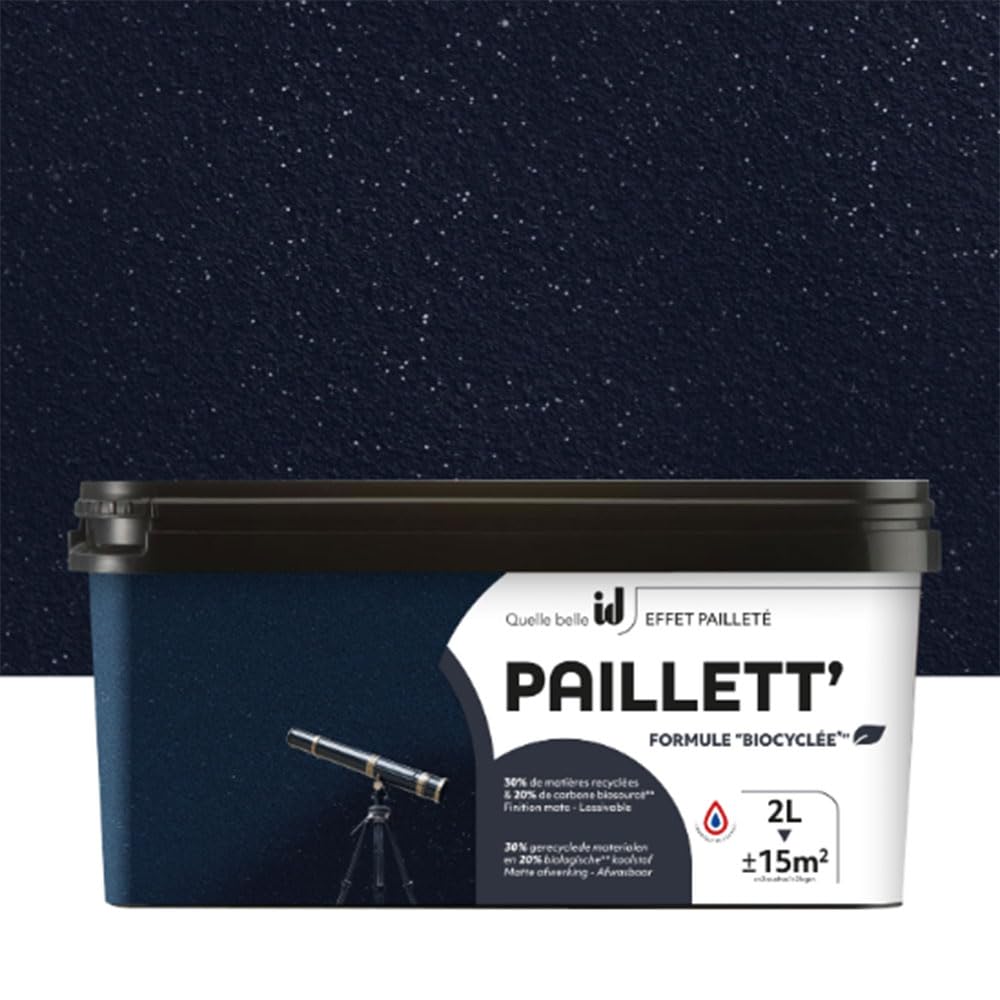 ID Paillet Pintura al agua Interior Efecto Metalizado C-Nuit Eoile - 2 L-