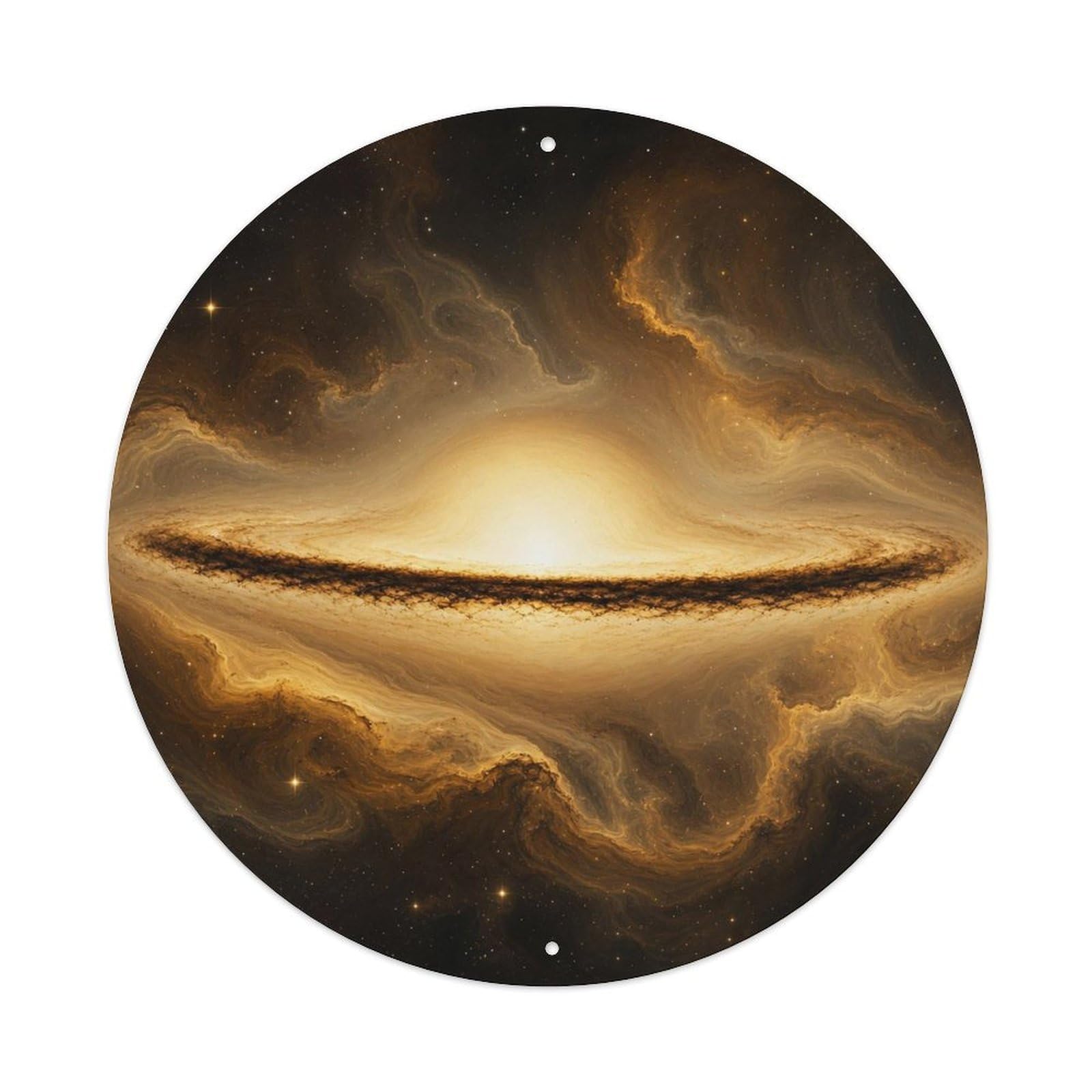 Odgynaw 8X8inch(20X20cm) Celestial Sombrero Galaxy Cosmic Survey Science Space Metal Tin Sign